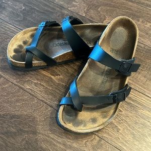 Birkenstock Mayari sandals in black leather